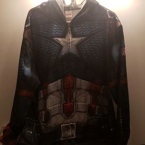 Captain America costume sweater
